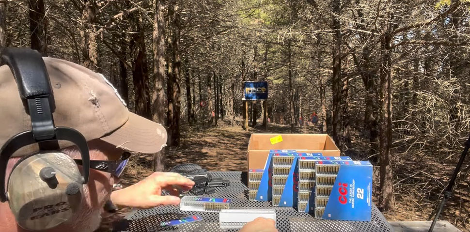 Ruger's LCP II 22 test ammo