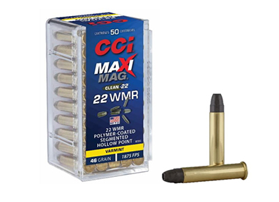 A Box of CCI Maxi-Mag Clean 22 - 22 WMR 46 Grain Ammo