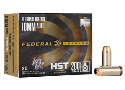 Federal Premium Personal Defense 10mm HST JHP 200 Gr