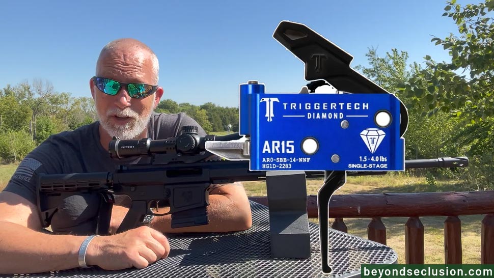 An Aftermarket AR-15 trigger - TriggerTech Diamond