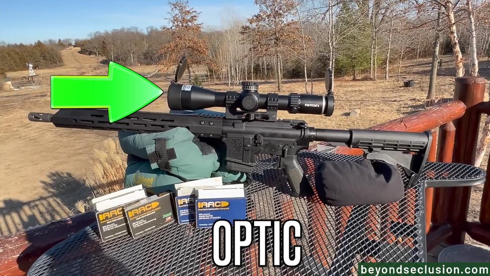 The BC-15 5.56mm with Optics