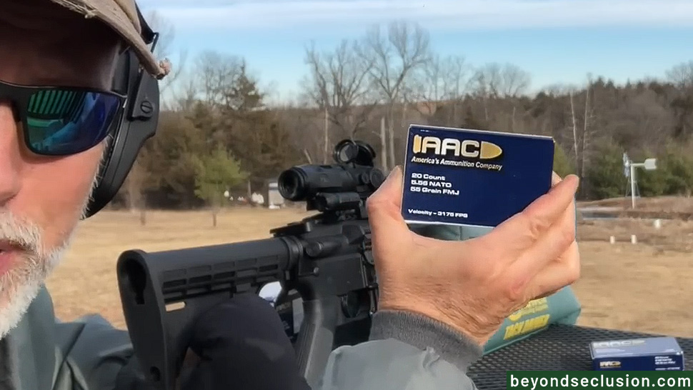 A Box of AAC Ammo in The Foreground