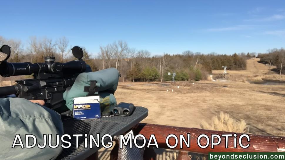 Adjusting MOA on Optic