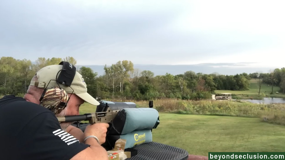 Hitting the Steel with Kel Tec SUB2000 at 100 Yards