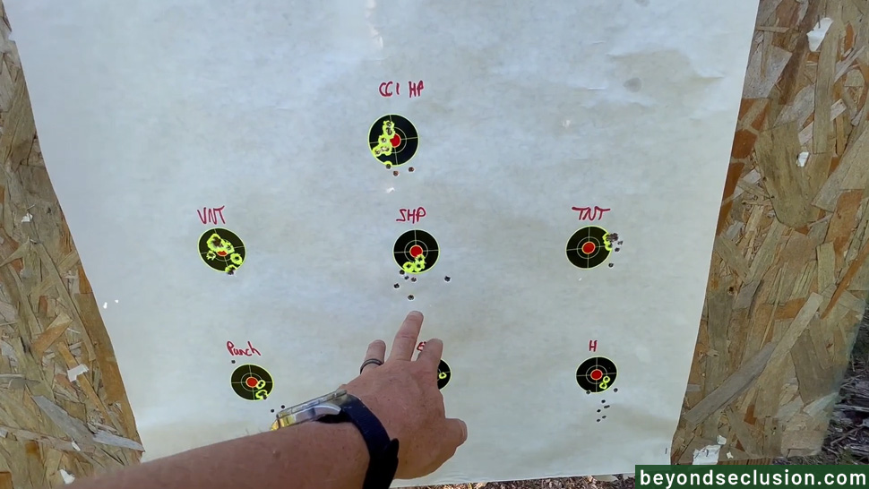The Groups at 50 Yards