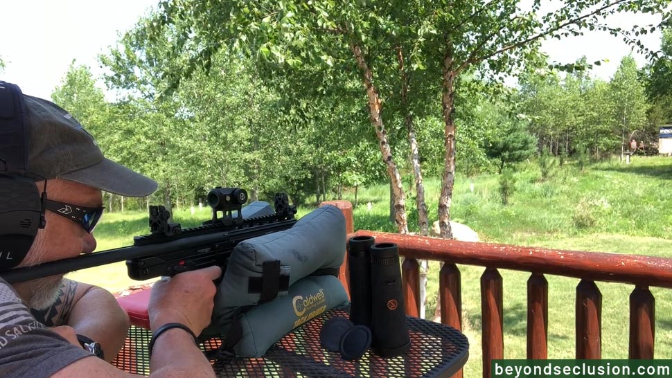 Testing The CMR with Optics and The Stock Iron Sights
