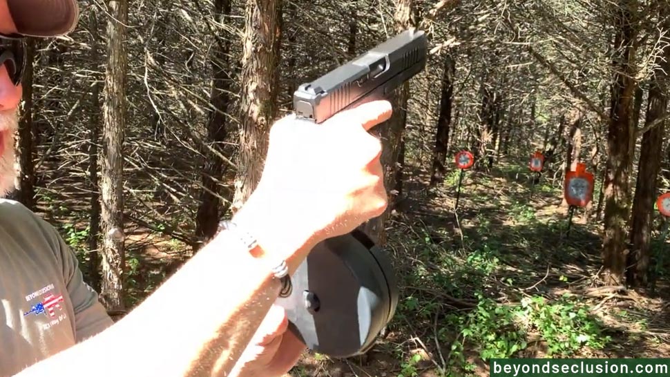 Testing the PSA Dagger with the KCI 50-round Drum Magazine