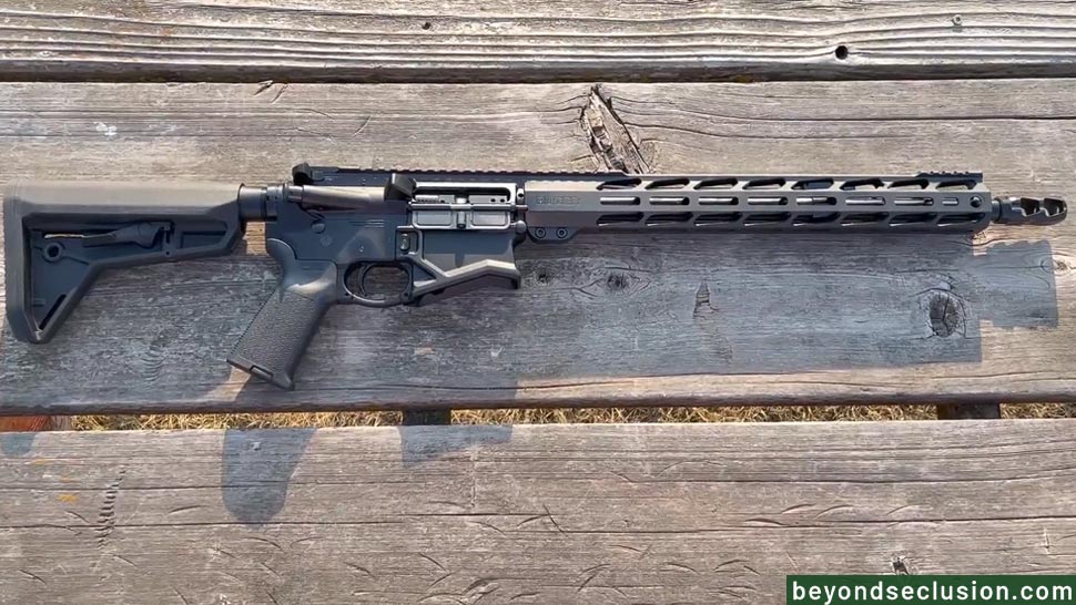 Ruger SFAR 308 MSR Laid Down on The Table