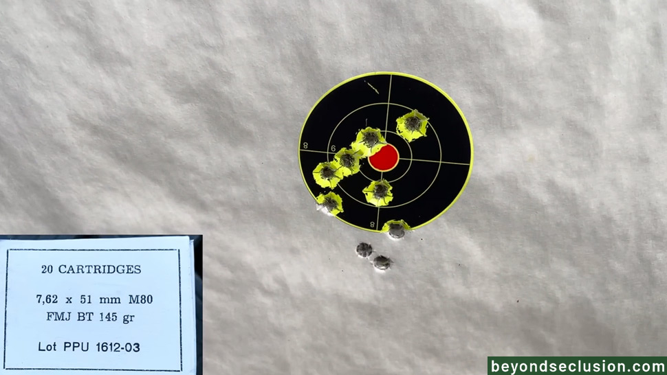 Even Better Groups with SFAR 380 MSR and PPU M80 at 100 Yards After Adjusting The Optic