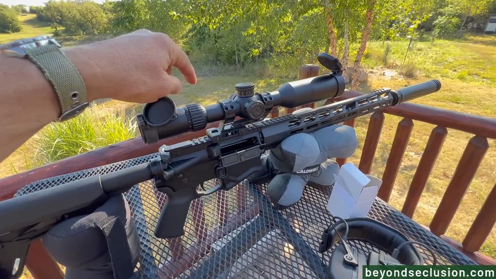 Kentucky Long Optic Mounted on The Ruger SFAR 308