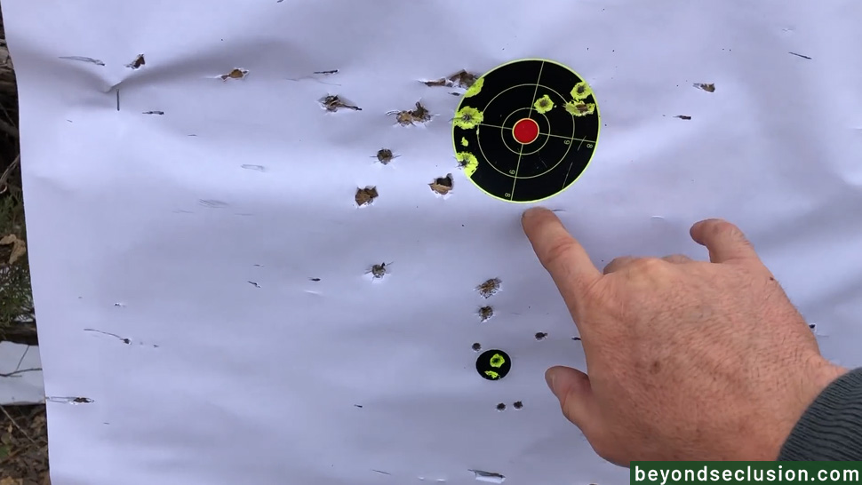 Groups with Taurus G3 and CCI Brass Ammo at 25 Yards