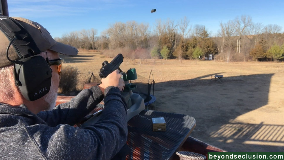 Shooting 10mm Rounds from a Bench at 100 Yards